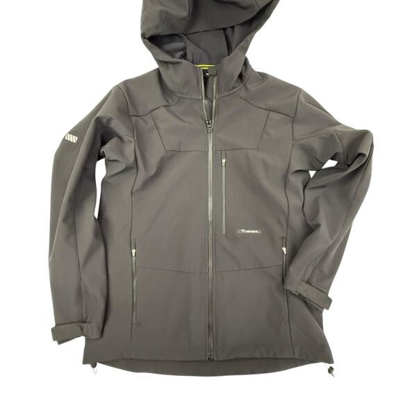 Truewerk S3 Solution Hoodie Work Jacket Women Large Black Waterproof Tactical - Picture 1 of 14